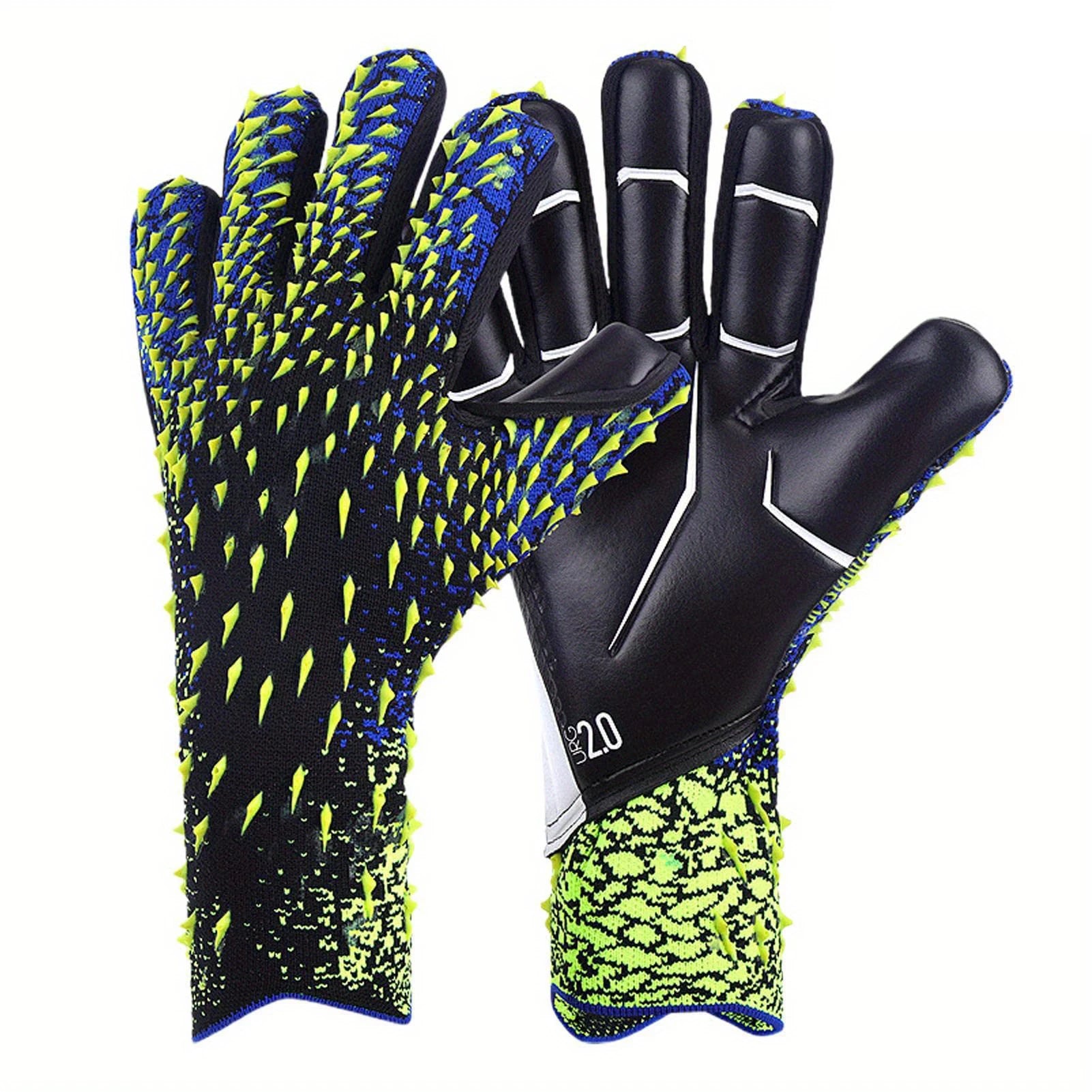 Soccer Goalie Gloves Youth Adults, High Performance Goalkeeper Gloves, Football Gloves with Strong Grips Palms