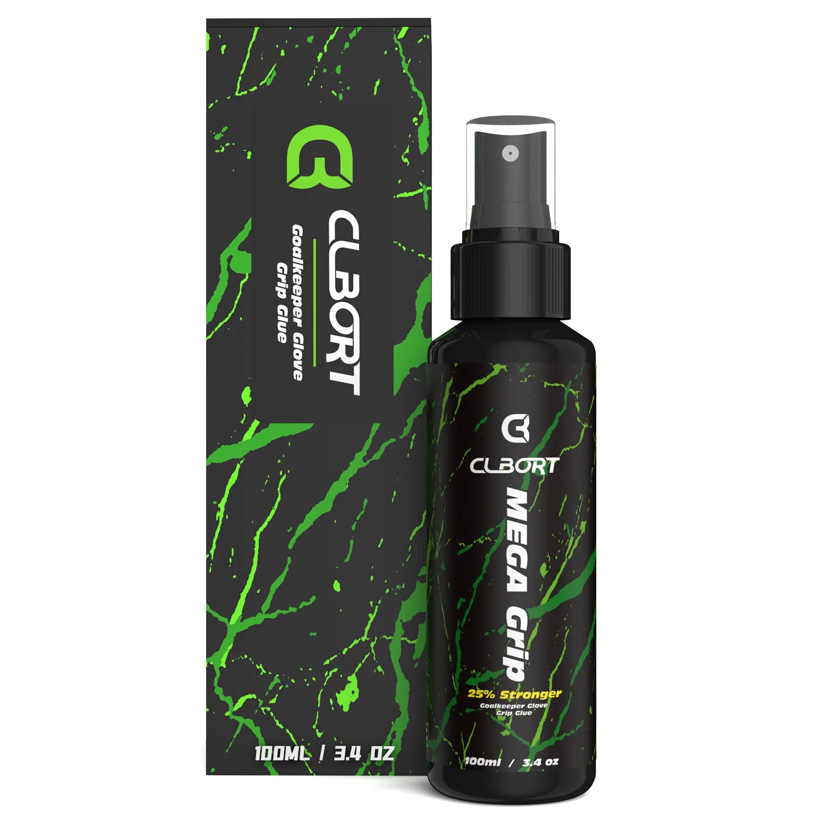 Clbort Goalkeeper Glove Grip Spray, MSDS Certified Goalie Glove Glue, 100Ml