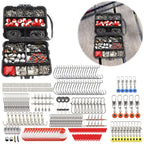 267Pcs Fishing Tools Accessories Kit Set with Fishing Box Fish Hooks Bait Parts Sinkers Fishing Accessories Kit Gifts for Men