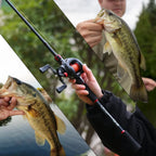 Fishing Rod Reel Combo 1.8~2.1M Carbon Fiber Casting Rod and 7.2:1 Gear Ratio Baitcasting Ree Max Drag 10Kg for Bass