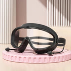 Adult Electroplated Large Frame Swimming Goggles/Anti-Fog and Anti-Ultraviolet/Safety Optical Lenses/Swimming Accessories