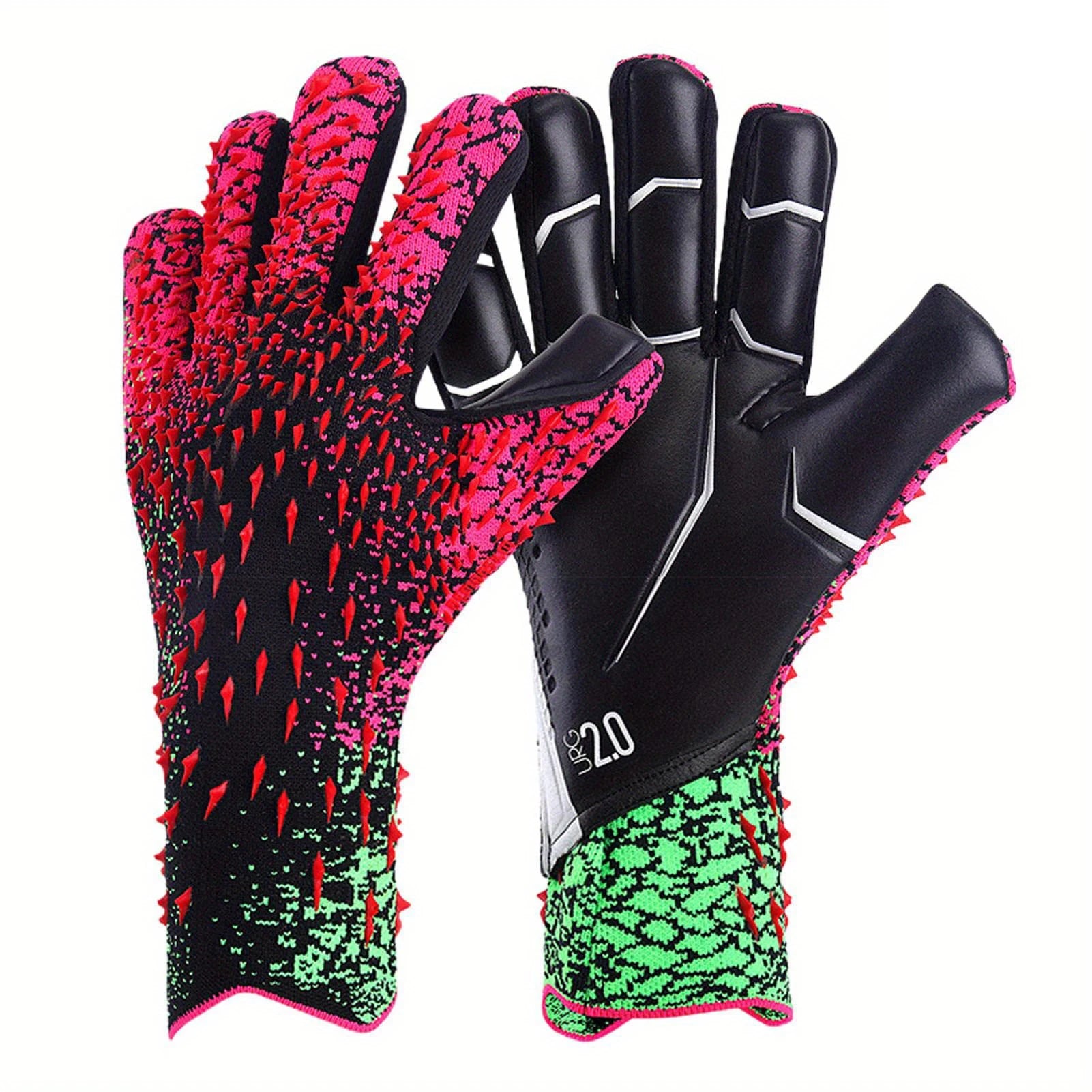 Soccer Goalie Gloves Youth Adults, High Performance Goalkeeper Gloves, Football Gloves with Strong Grips Palms