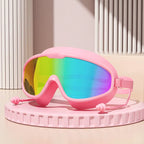 Swimming Goggles Big Frame Swimming Goggles Big Frame HD Wide View Anti-Fog UV Protection Swimming Goggles for Adults No Leaking