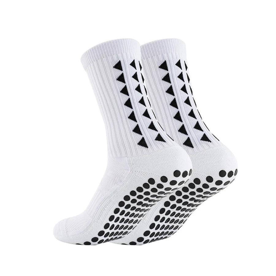 6Pairs Men Women Football Grip Socks Towel Bottom Sport Socks Rugby Soccer Cycling Running Exercise Athletic Socks