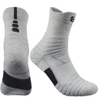 Professional Sports Cycling Sock Outdoor Performance Elite Basketball Fitness Running Athletic Compression Quarter Socks Men Boy