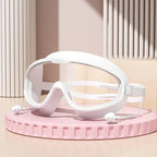 Adult Electroplated Large Frame Swimming Goggles/Anti-Fog and Anti-Ultraviolet/Safety Optical Lenses/Swimming Accessories