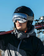 Ski Goggles OTG for Women Men Adult Youth-Over Glasses Snow Goggles-Interchangeable Lens,Anti Fog Snowboard Goggles